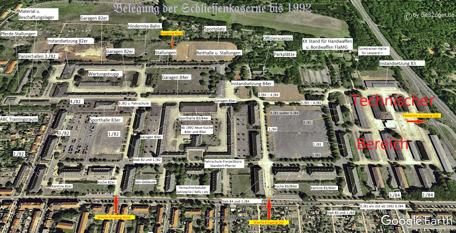 Belegung der Schlieffenkaserne 1992