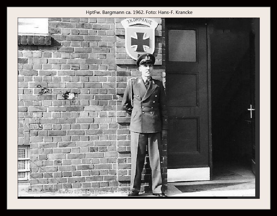 Hauptfeldwebel Bargmann 3.Panzergrenadierbataillo82 1962