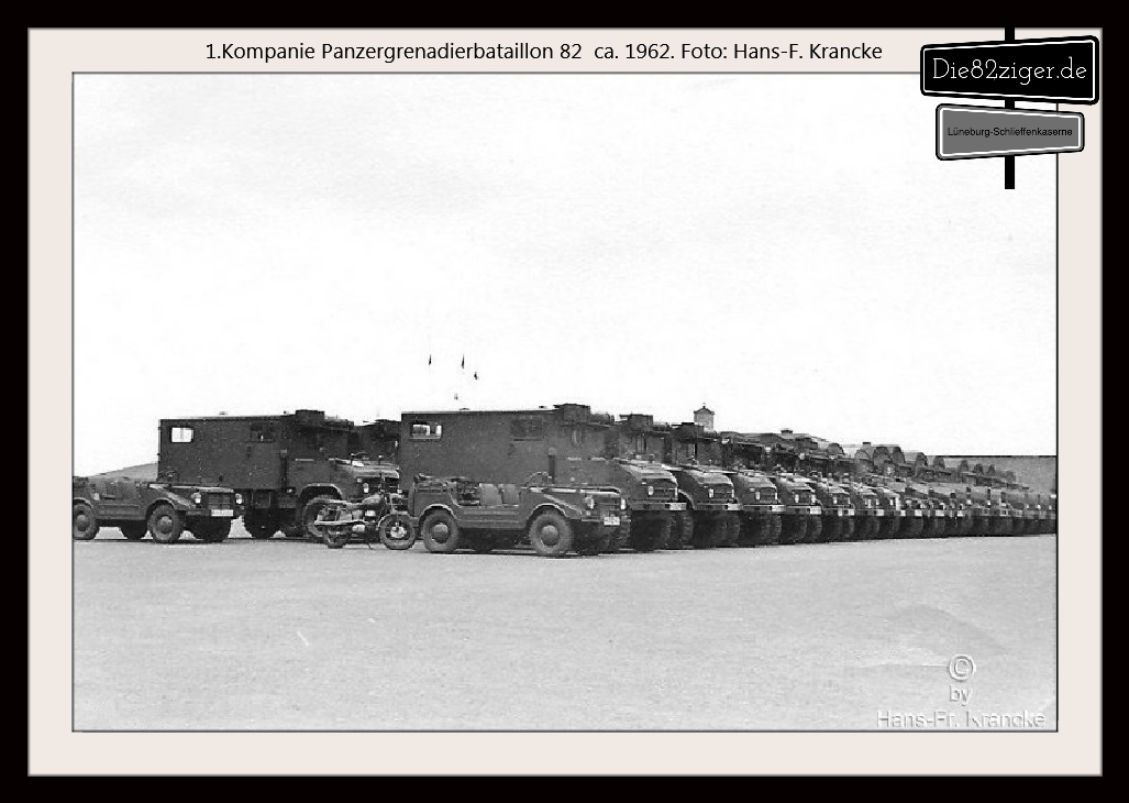1.Kompanie Panzergrenadierbataillon82 ca.1962