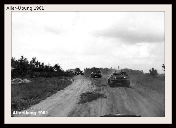 Panzergrenadierbataillon82 bei der Allerübung 1961