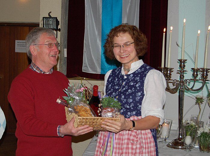 Verabschiedung von Kassenwart Bartholomäus Steinhardt