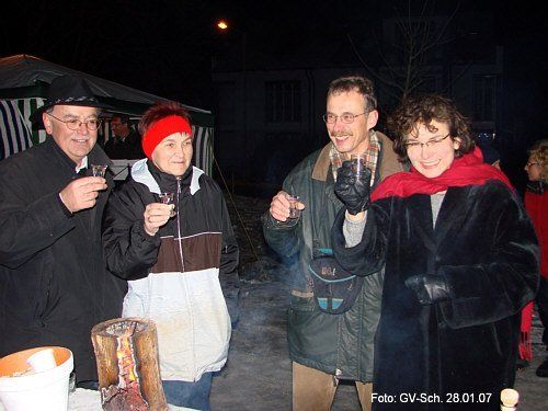 Gemütlicher Ausklang - das Fest ist gelaufen