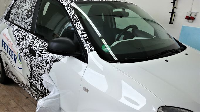 Folie wieder runter machen am Fahrzeug