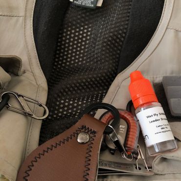 Ogden's Wet Fly Sinkant Ogden's Wet Fly Sinkant and Simms Vertical Fly Vest