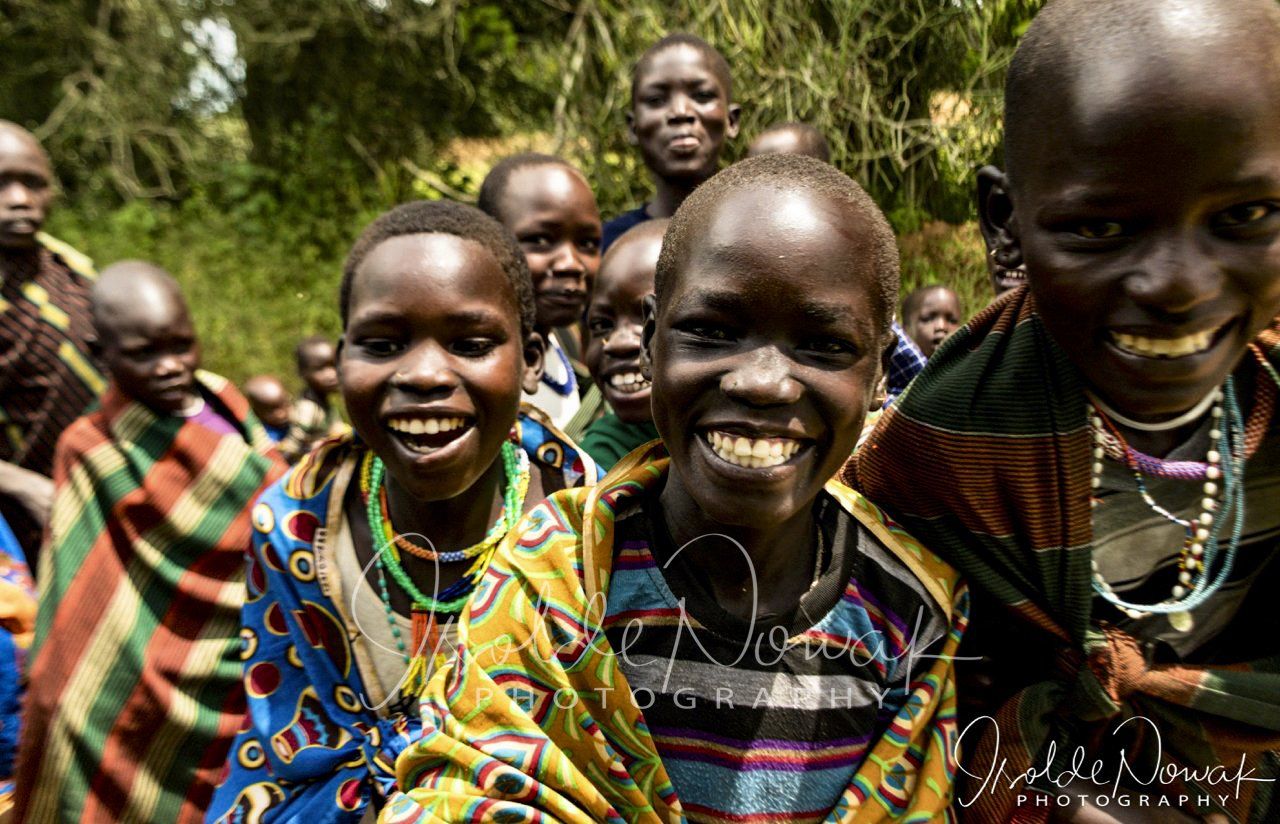 Norduganda fröhliche Kinder