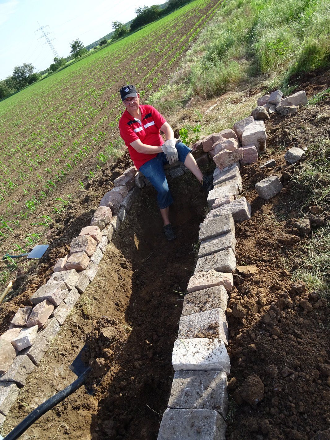 ... und verdienten sich die Päuschen zwischendurch.