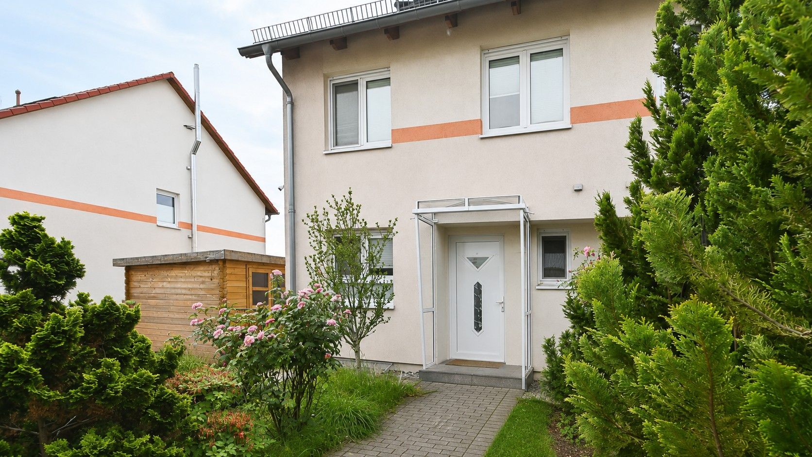 Hauseingang zum Reihenhaus