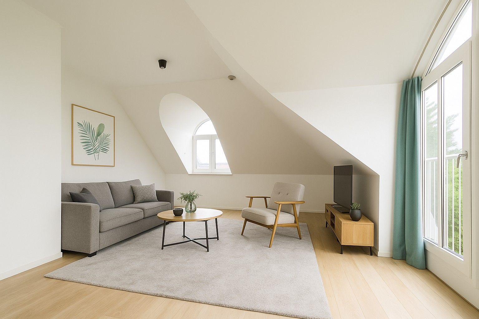 Wohnzimmer - Visualisierung mit KI