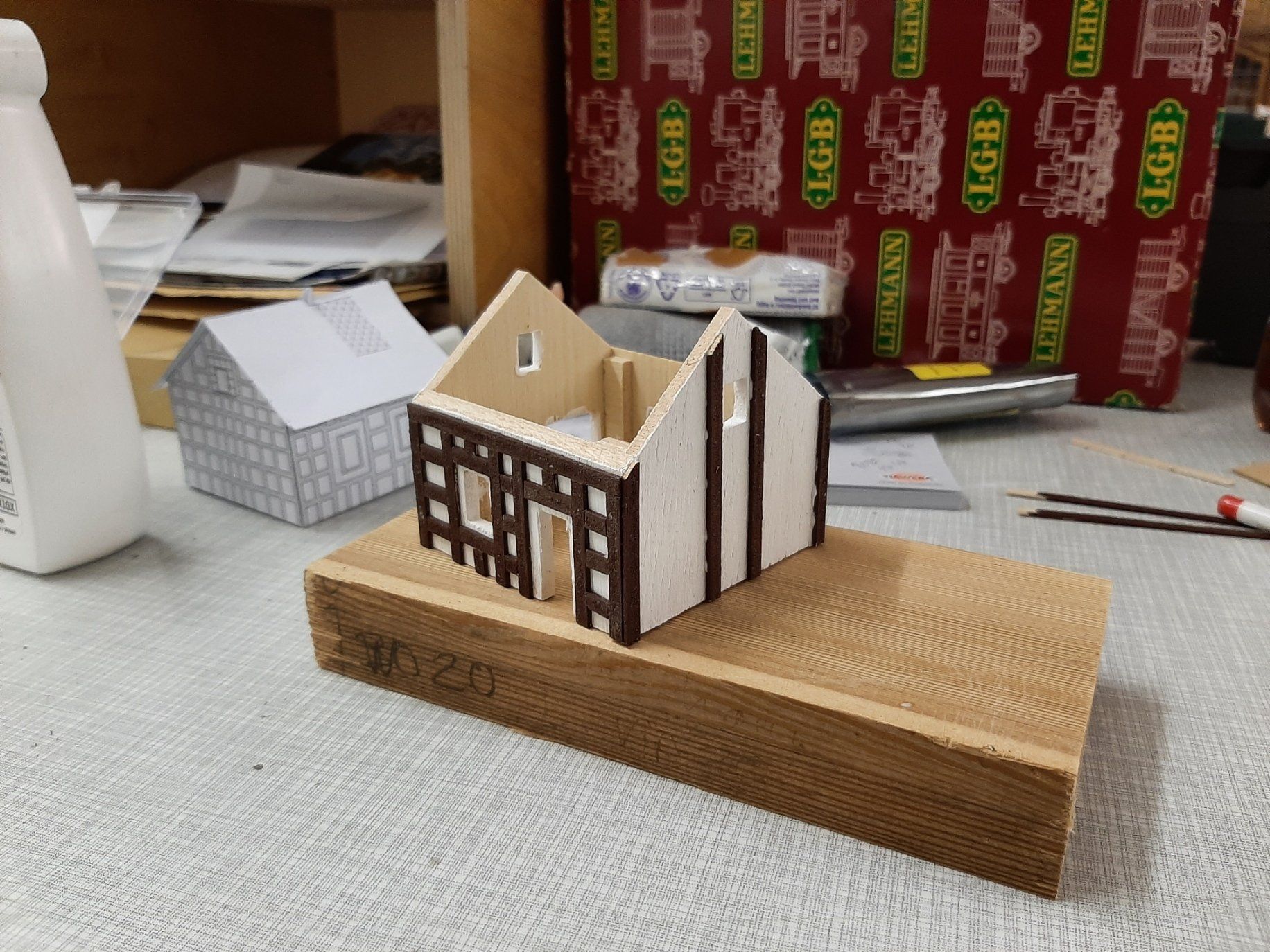 Stand: 05.01.2021 Bahnwärterhäuschen Rohbau