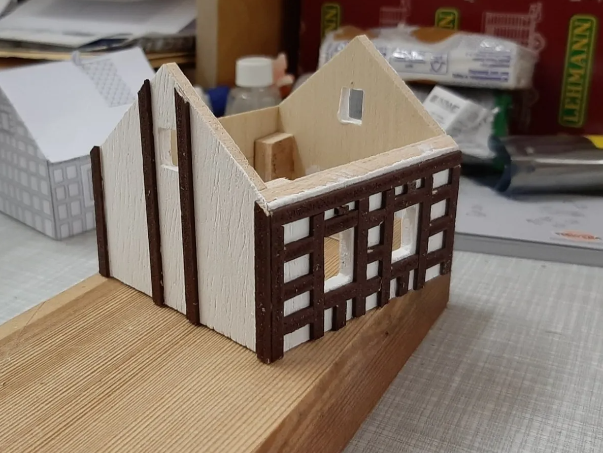 Stand: 05.01.2021 Bahnwärterhäuschen Rohbau