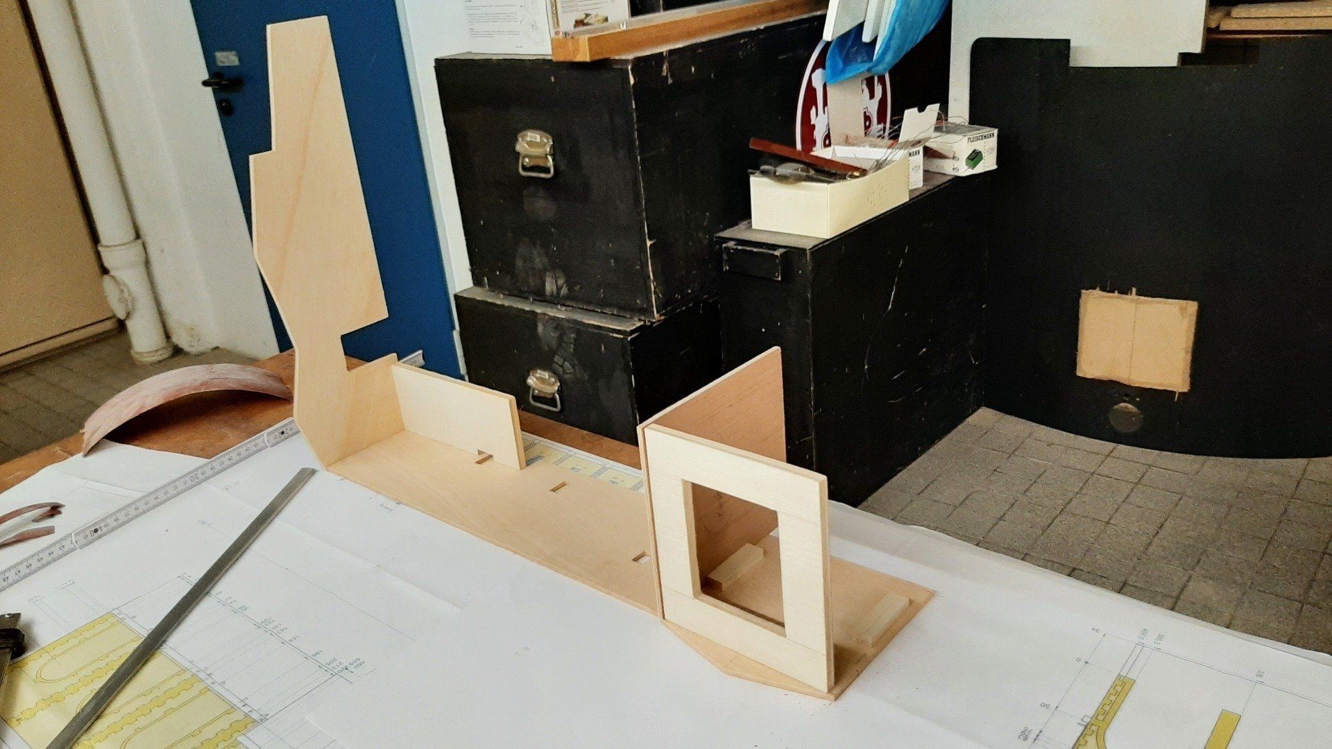 Stand: 14.09.2021 Bau des Mittelteiles