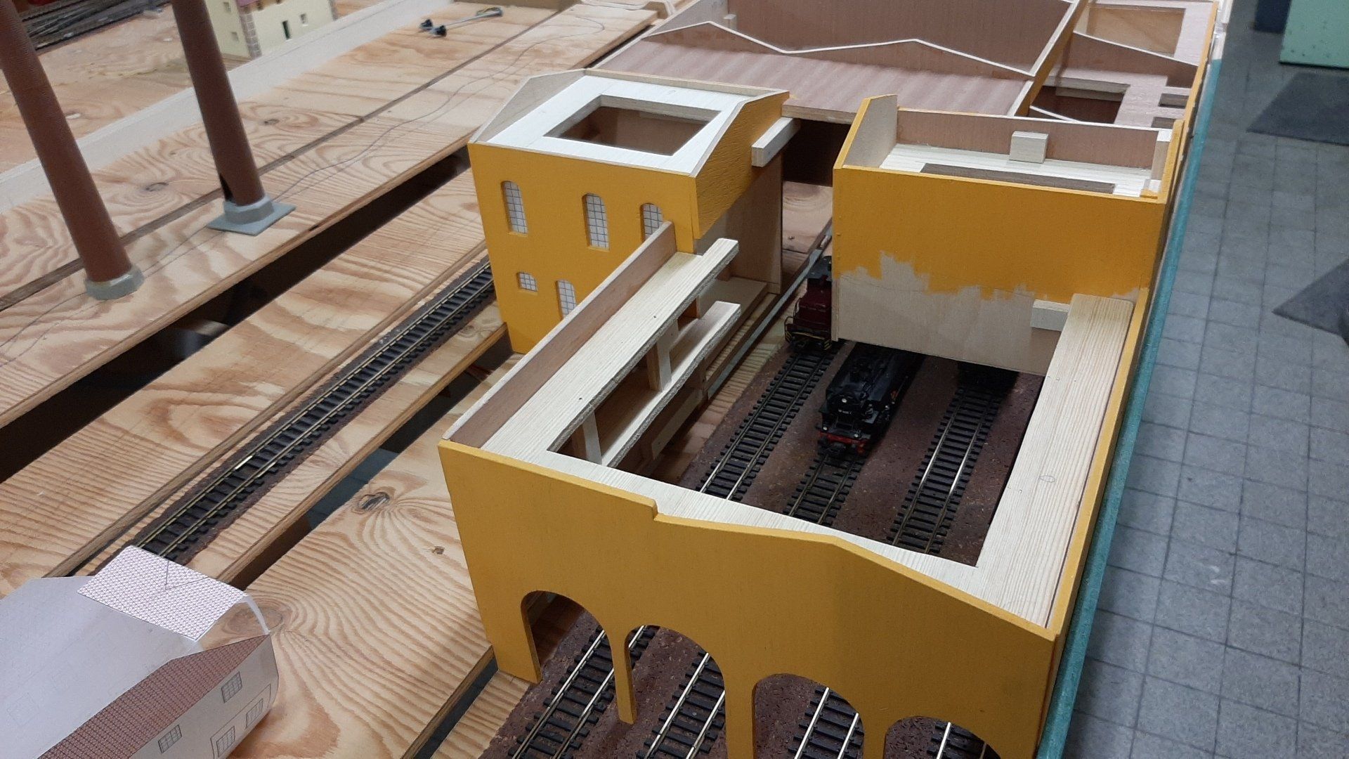 12.11.2021 Bau des Mittelteiles