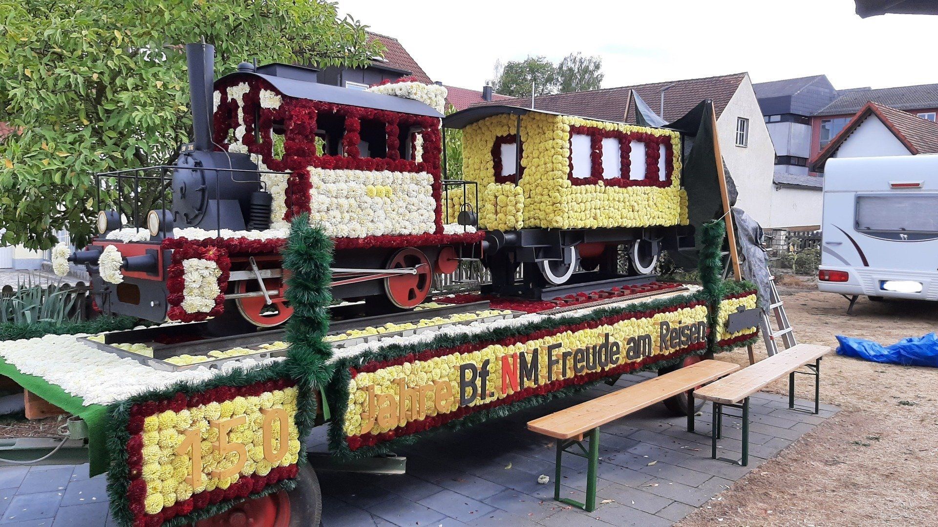 Vorbereitung Festwagen 2022