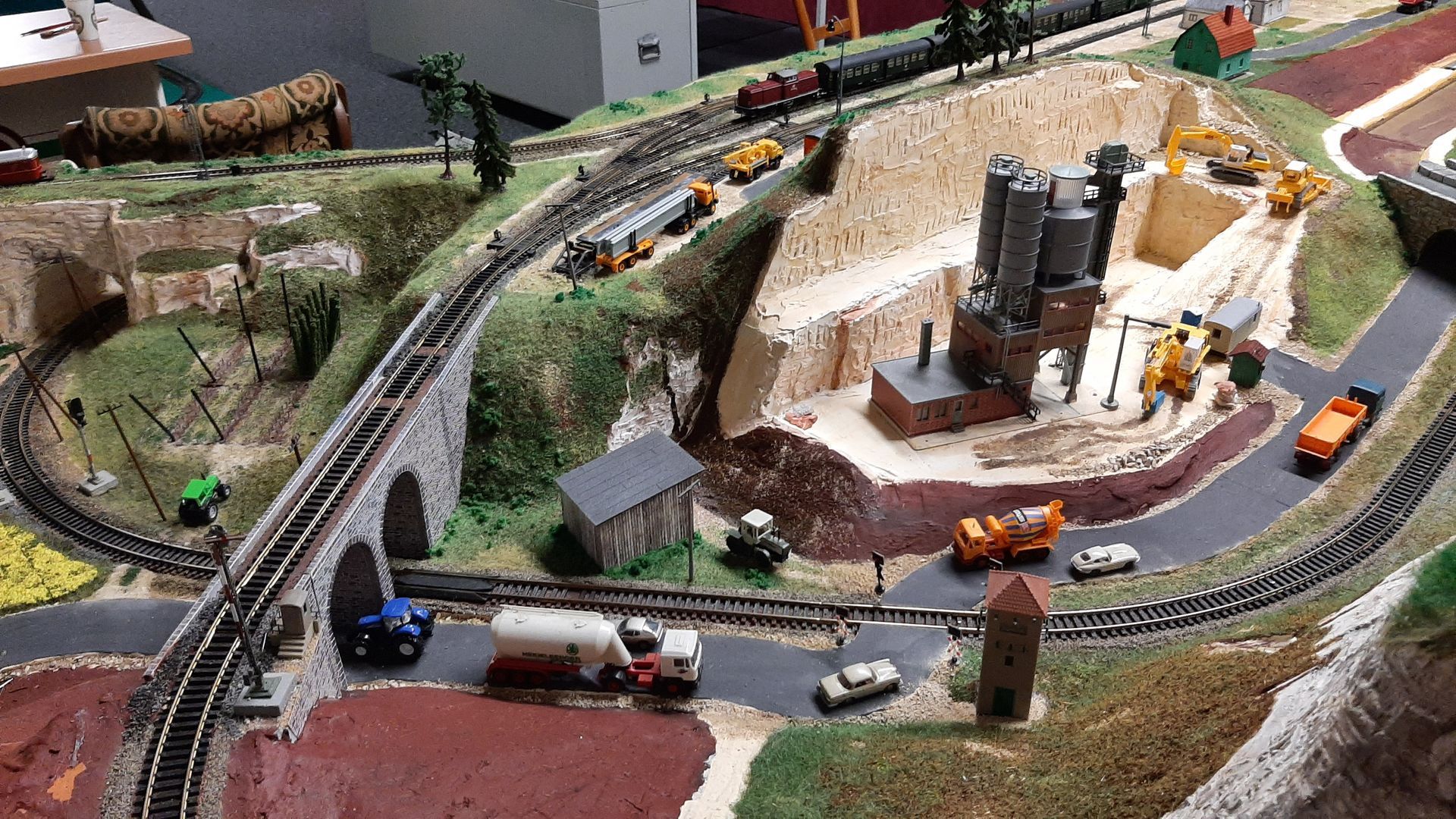 Steinbruch Totalansicht