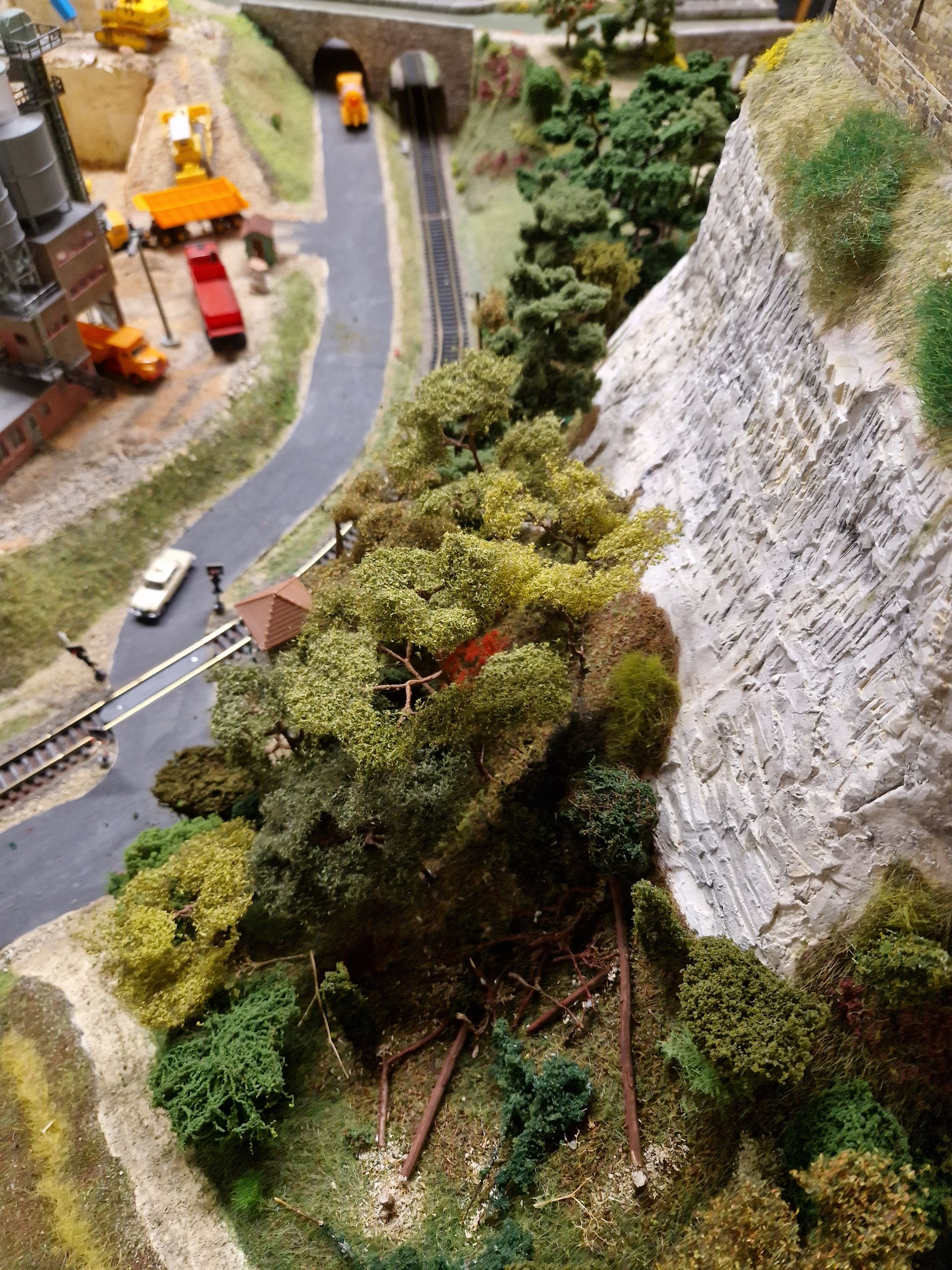 Bäume sind platziert worden