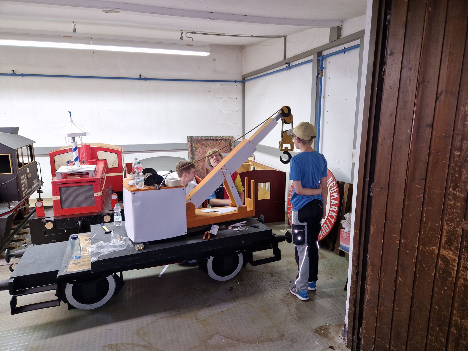 Vorbereitung Festwagen 2024