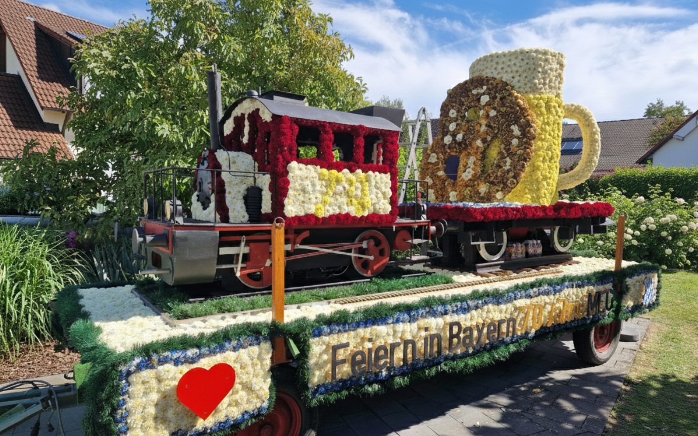 Festwagen Volksfestumzug 2025