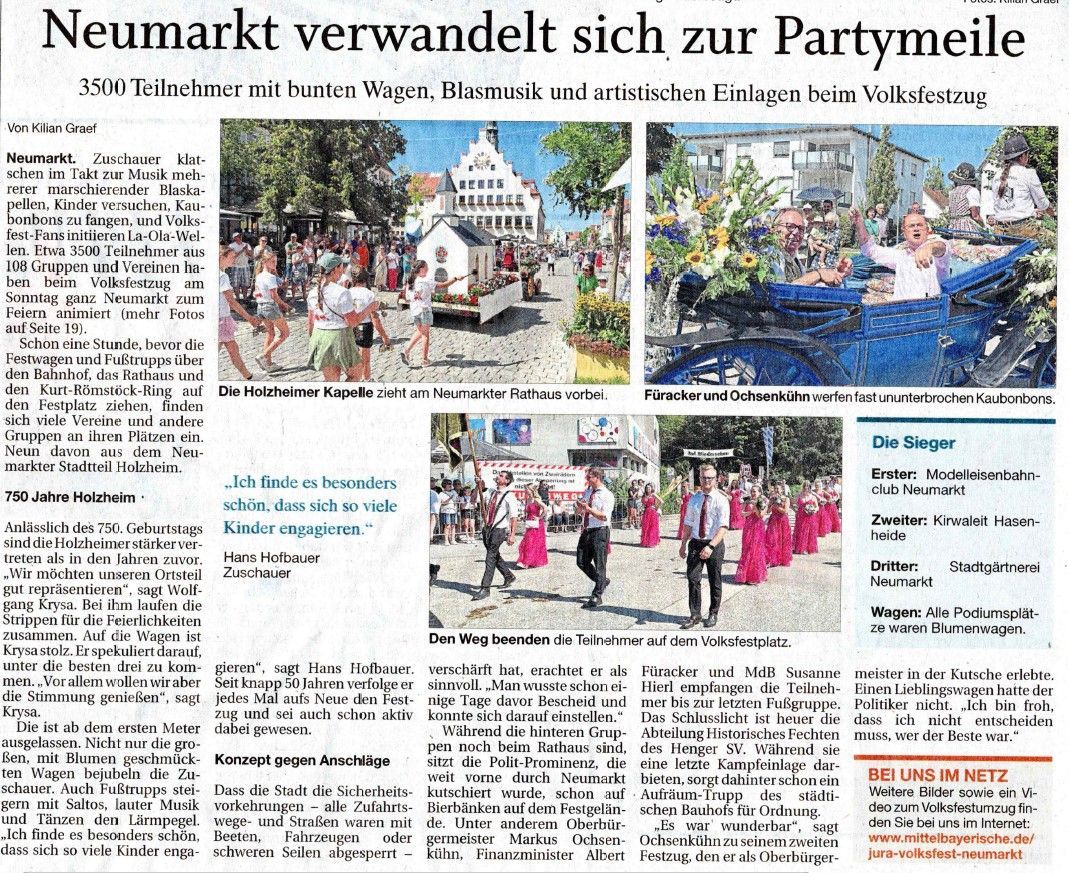Pressefoto 2019 Neumarkter Tagblatt