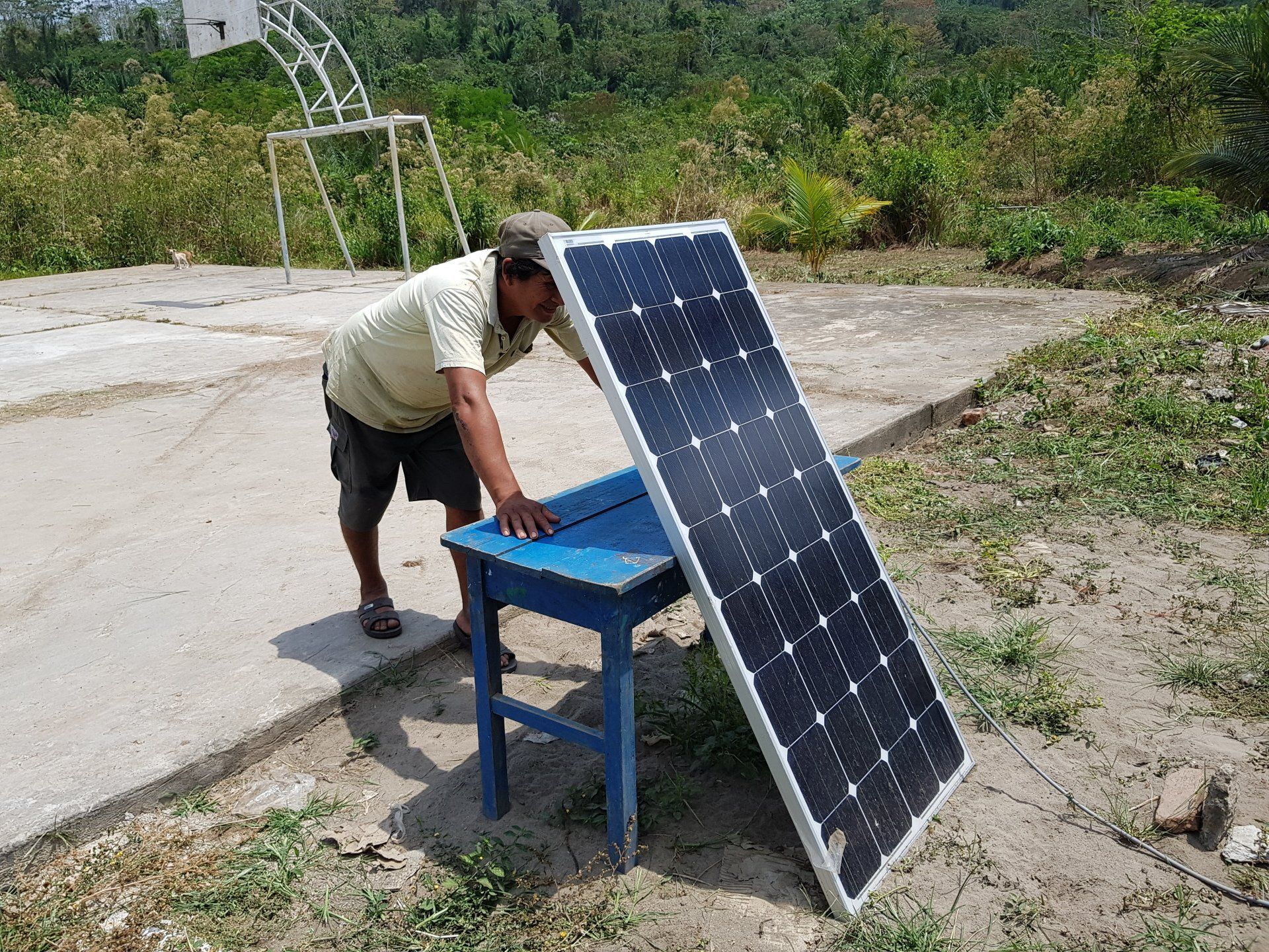 Solarprojekt im Anbaugebiet Kakao peru