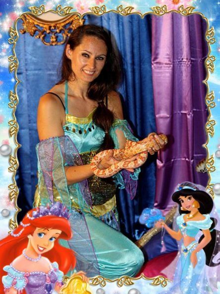 Spettacolo Jasmine e Aladino per compleanni