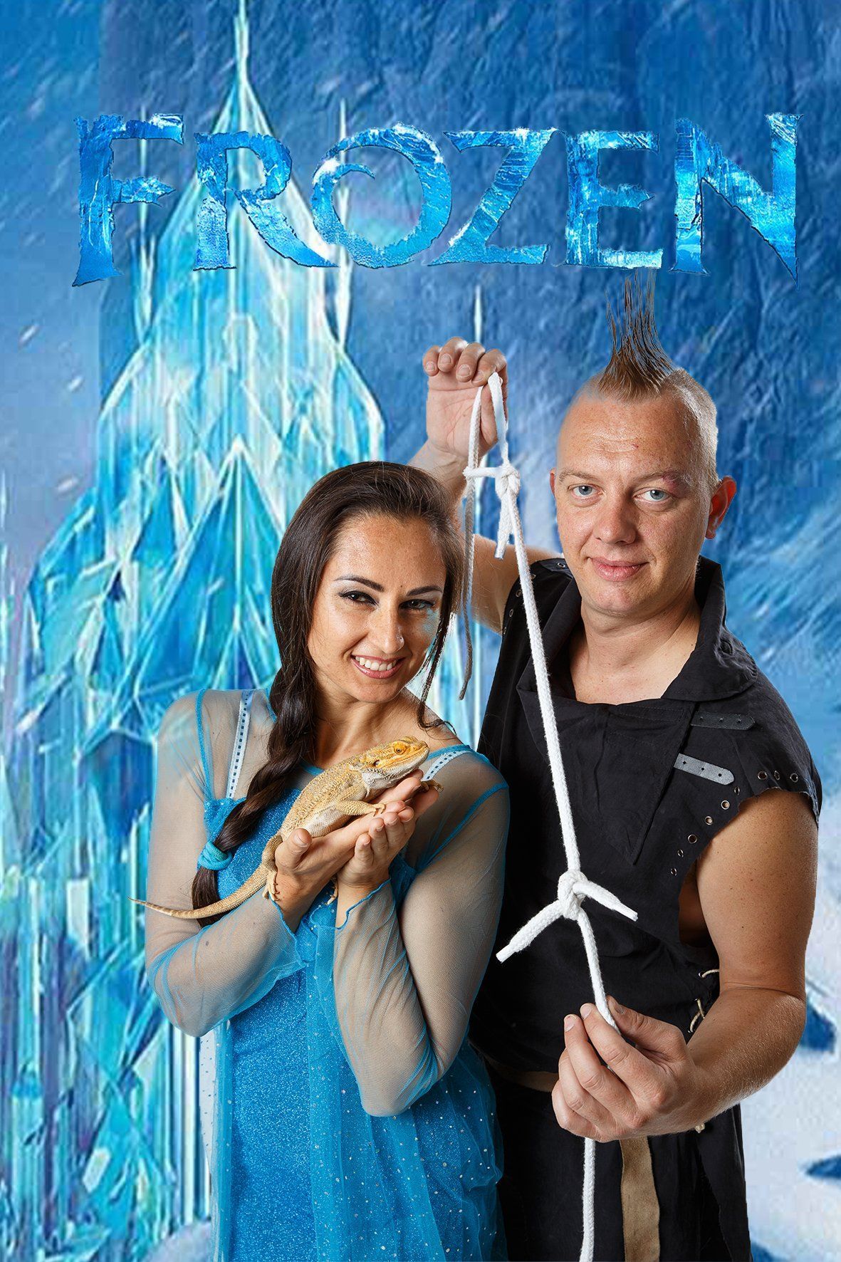 spettacolo di frozen, spettacolo della regina dei ghiacci e olaf, spettacolo di magia comica veneto