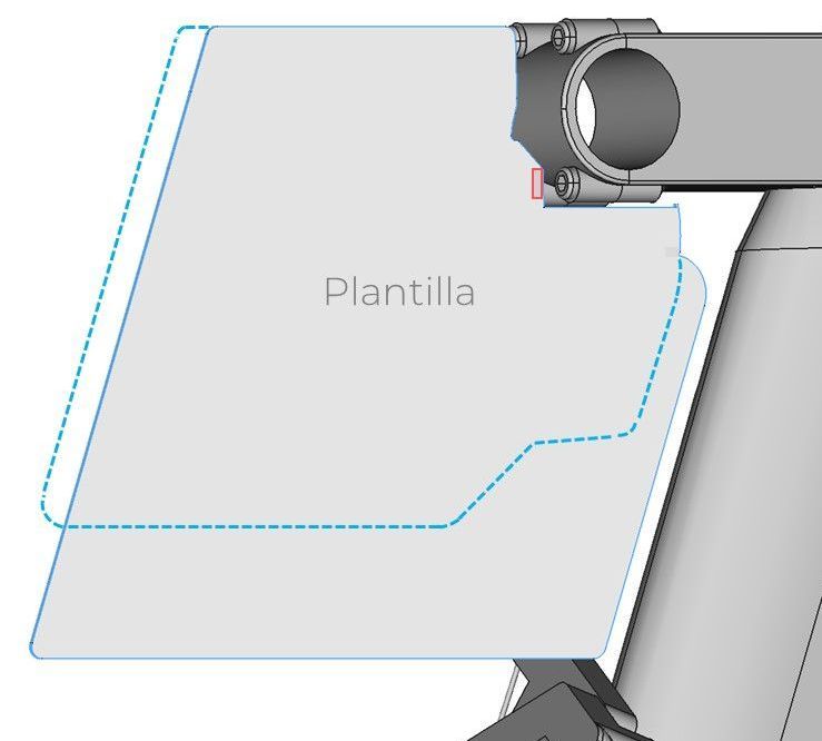 Longitud de potencia e inclinación