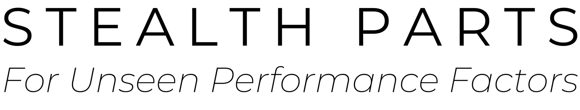 STEALTH PARTS For Unseen Aero Integration