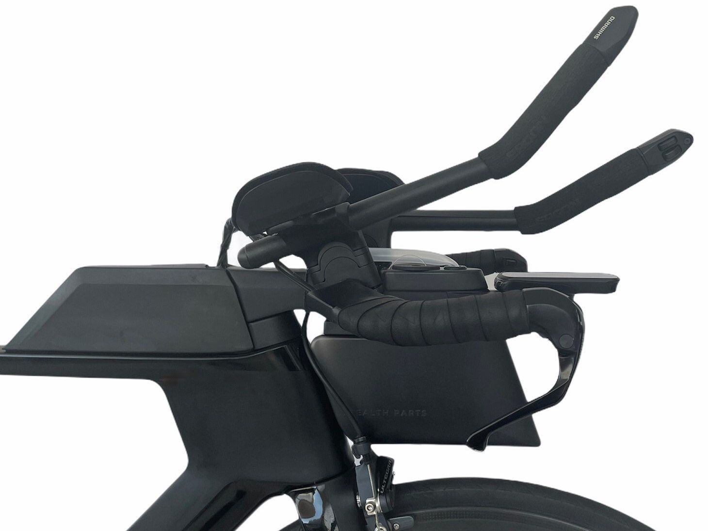 Sistema de hidratação frontal para triatlo - flexibilidade total para bike fitting