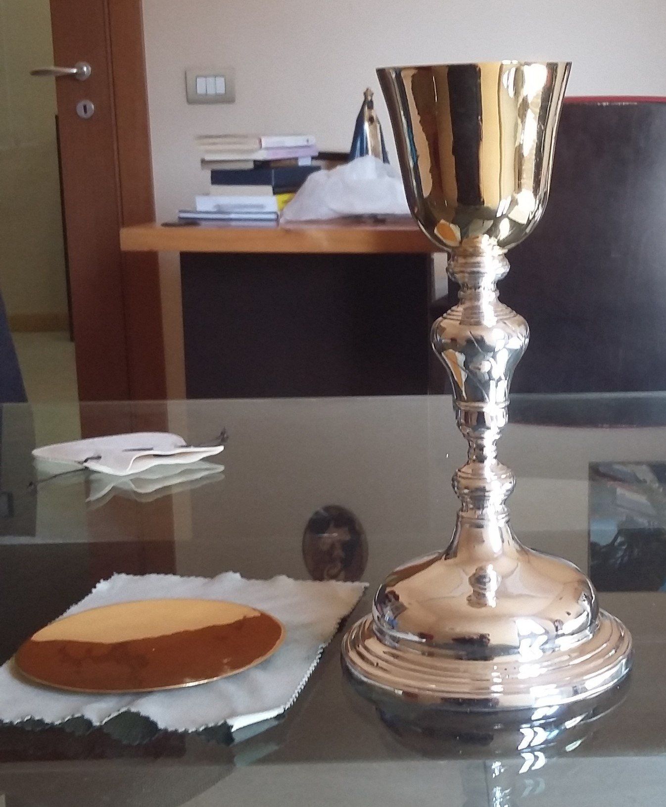 Calice d'argento restaurato
