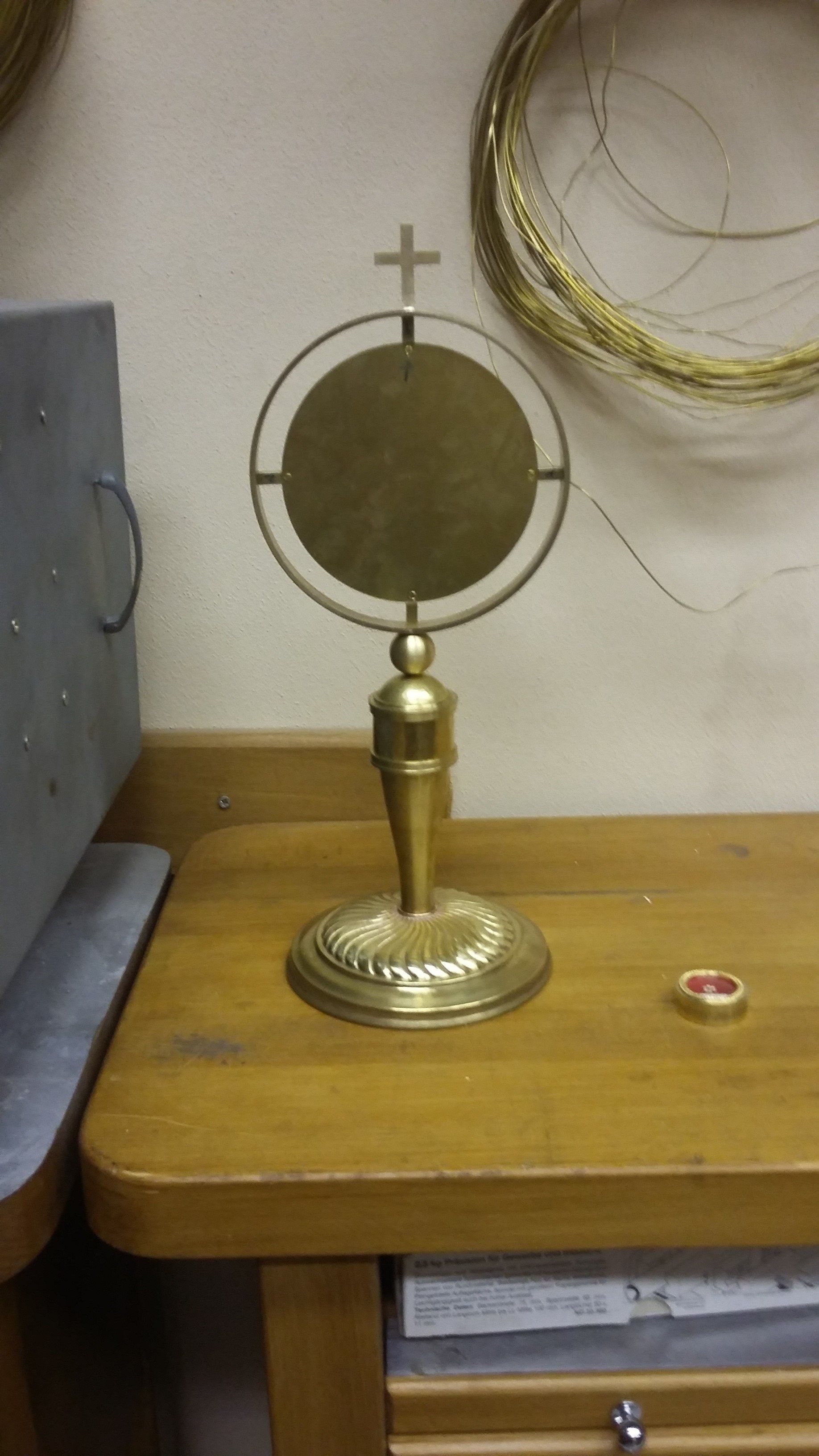 Reliquiario in costruzione