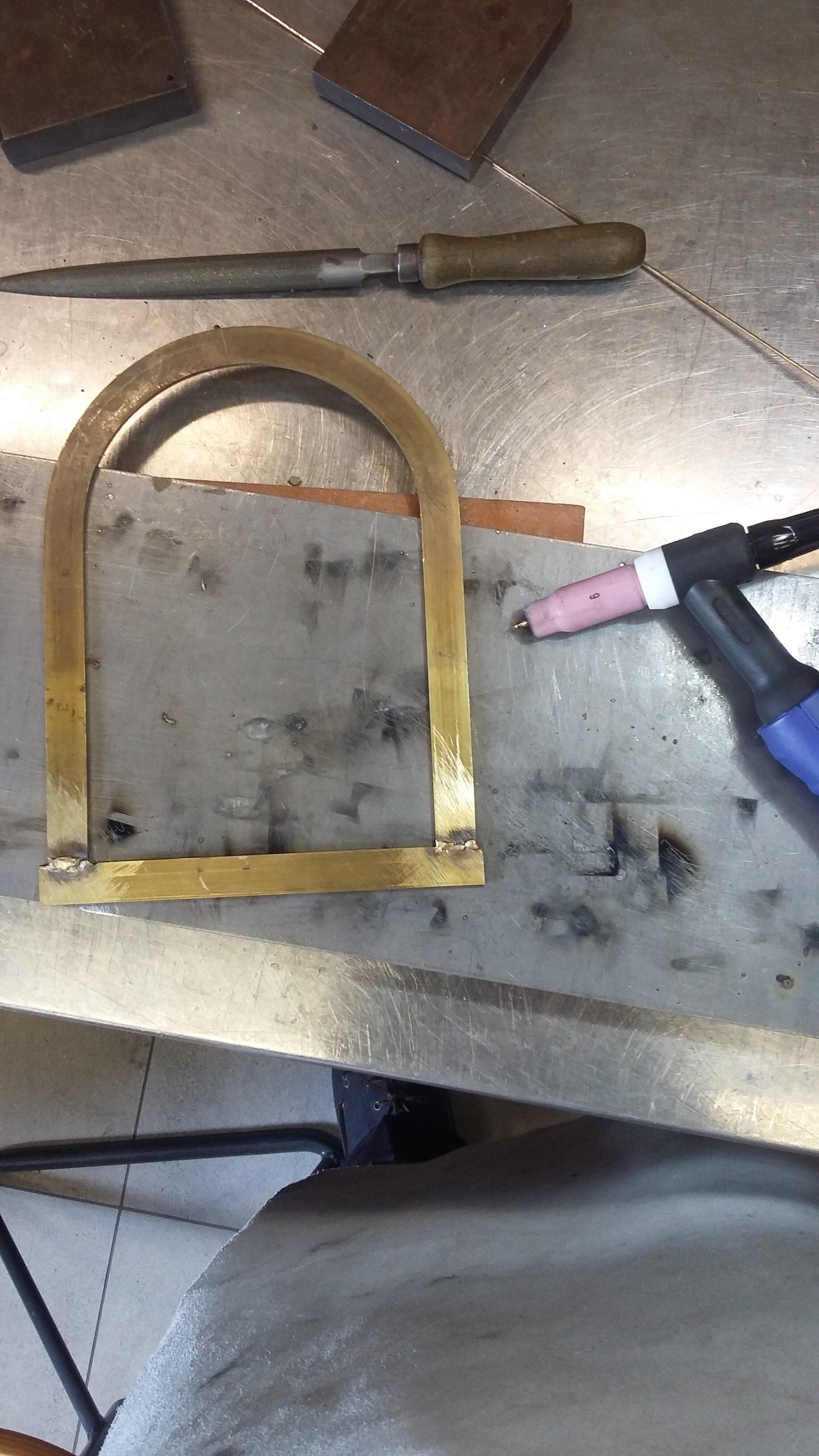 Saldatura TIG ottone