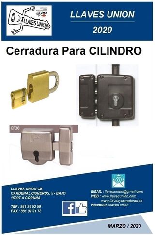 Cerraduras y Candados para Cilindros
