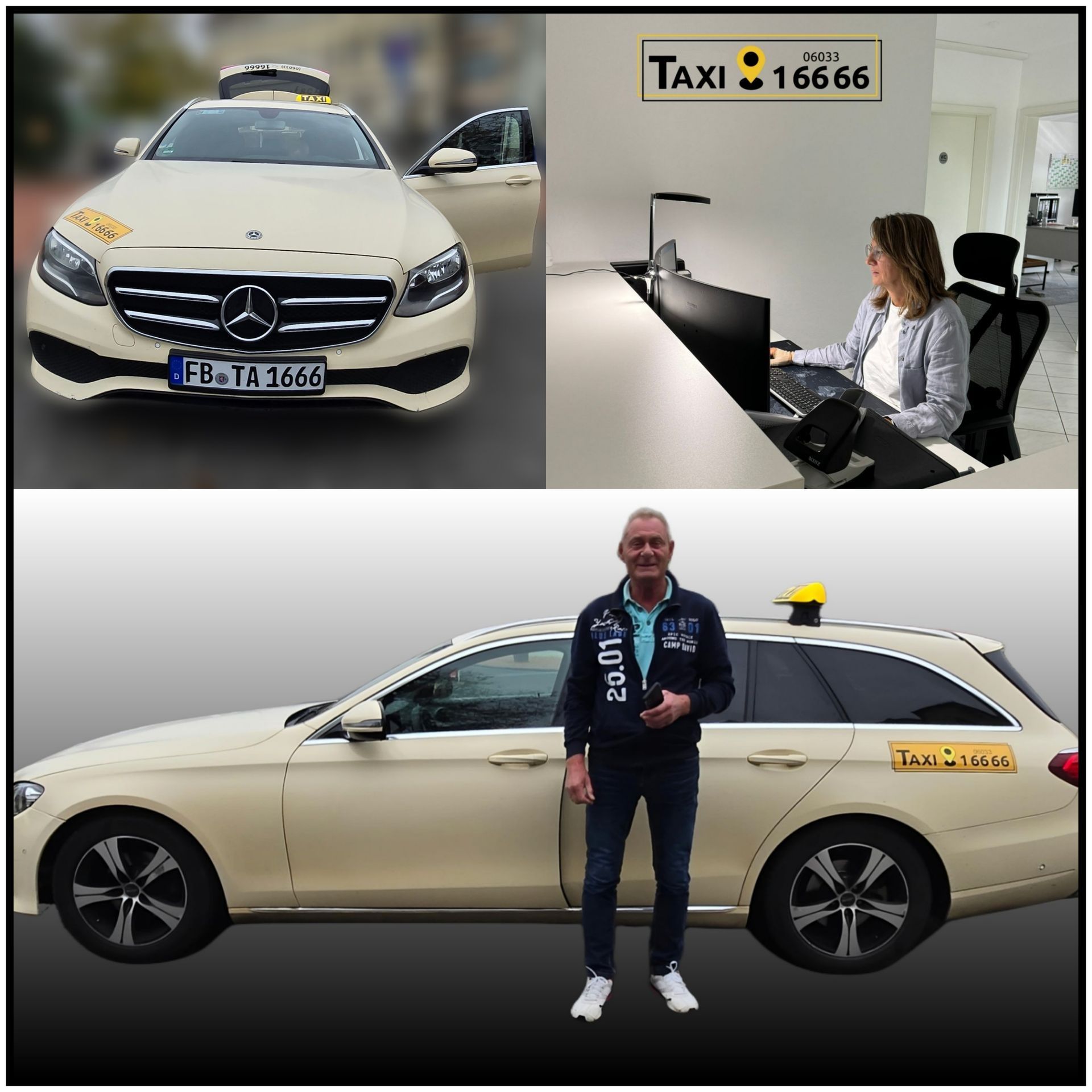 Flughafentransfer Disponet bei der Arbeit