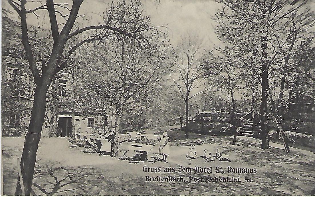 historische Postkarte Hotel St. Romanus 3