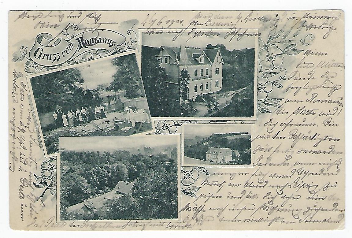 historische Postkarte Hotel St. Romanus 2