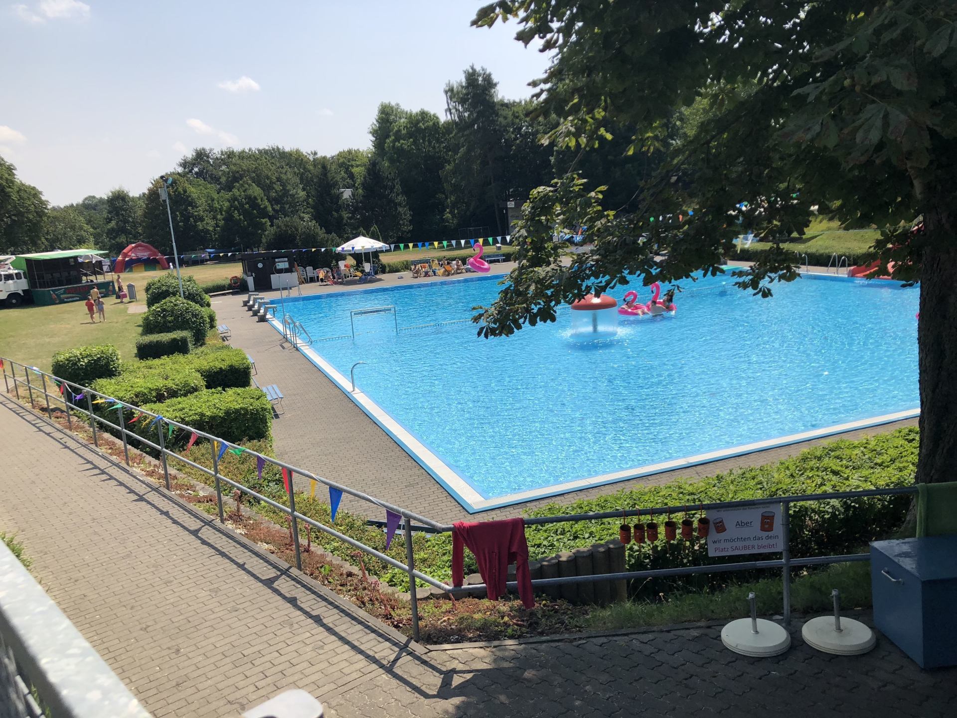 Pool Romanus Freibad in Siebenlehn bei Freiberg