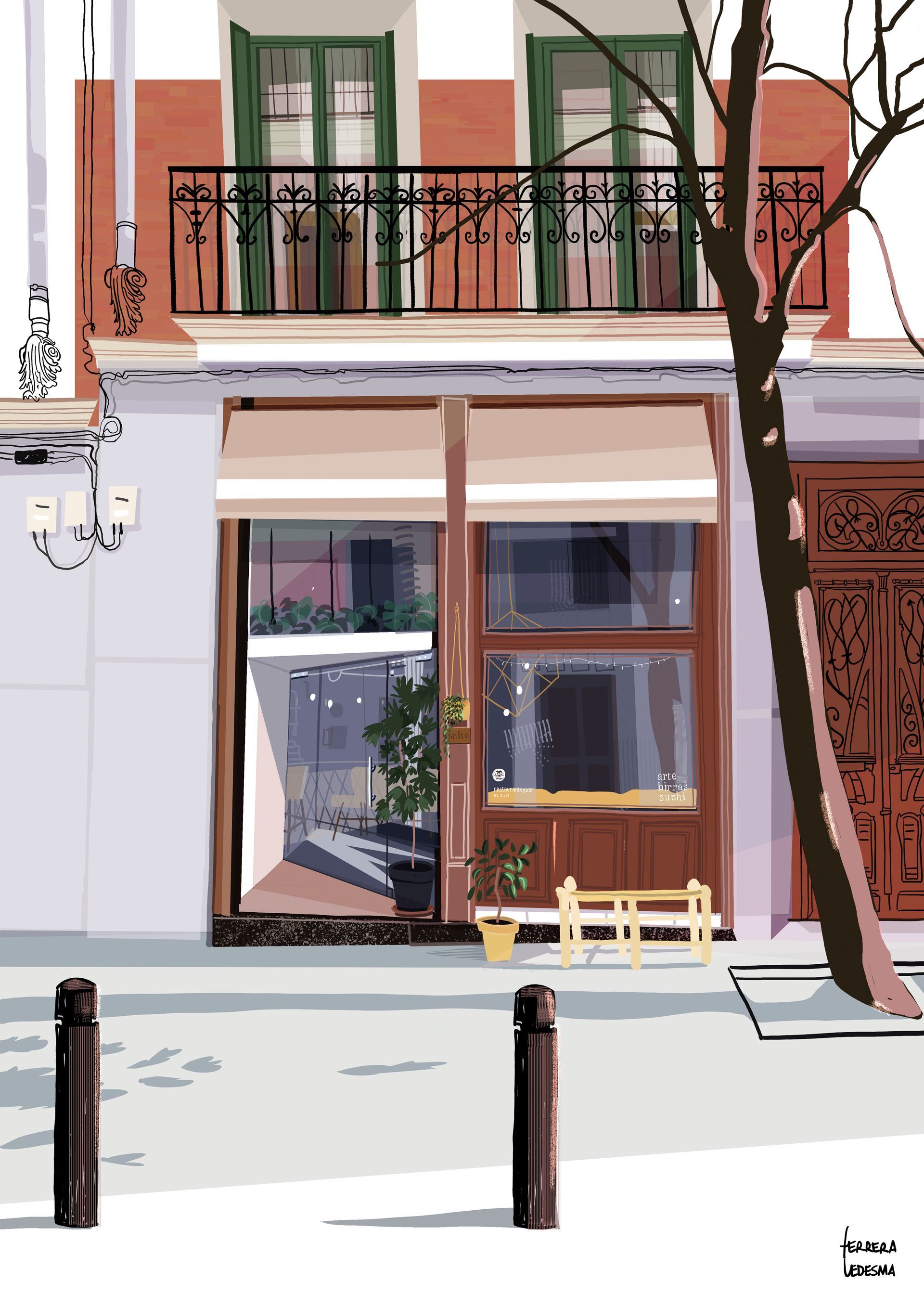 Ilustración Ferrera Ledesma para Red House Art