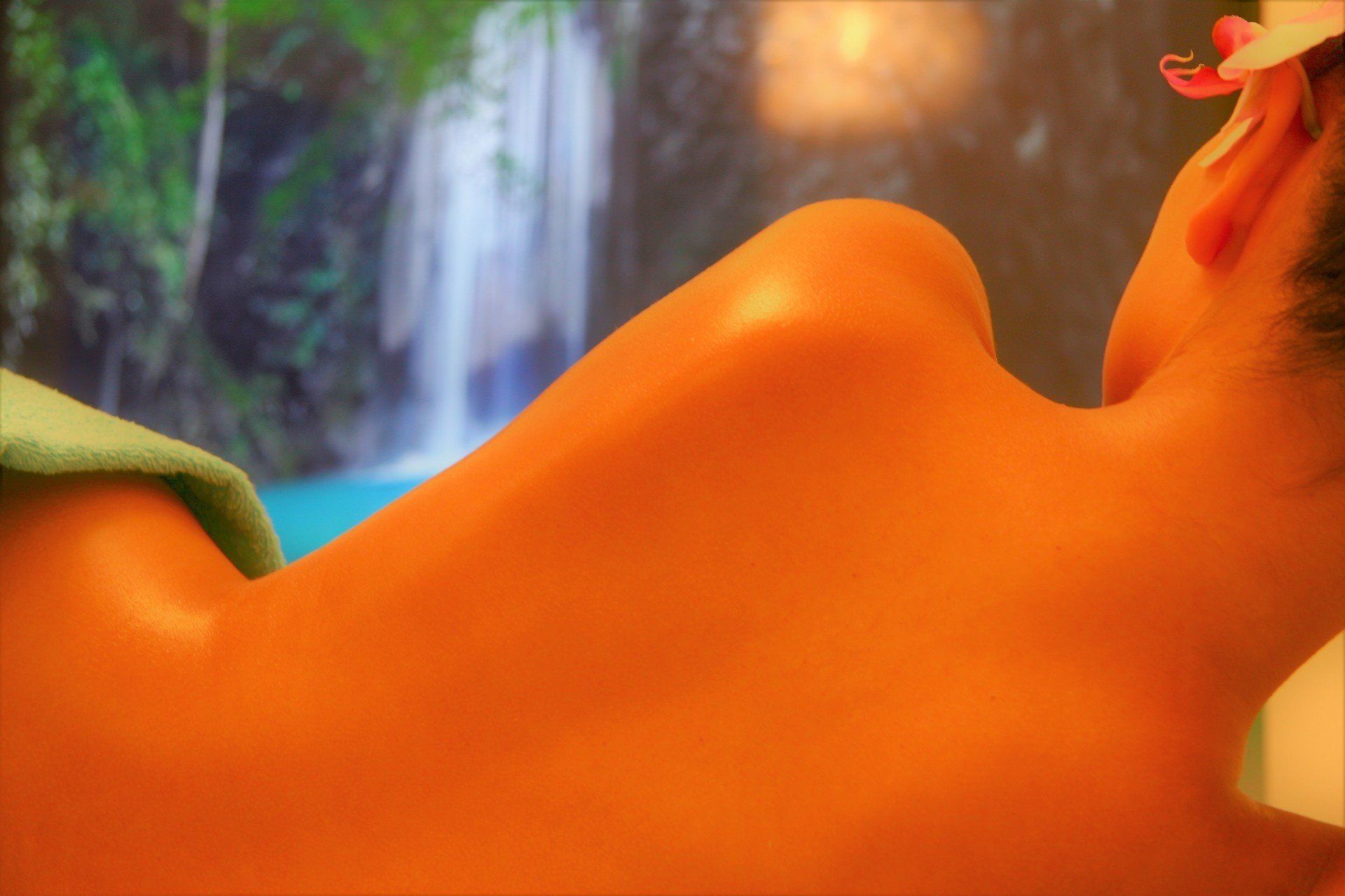 Hautpflege und Körperpeeling