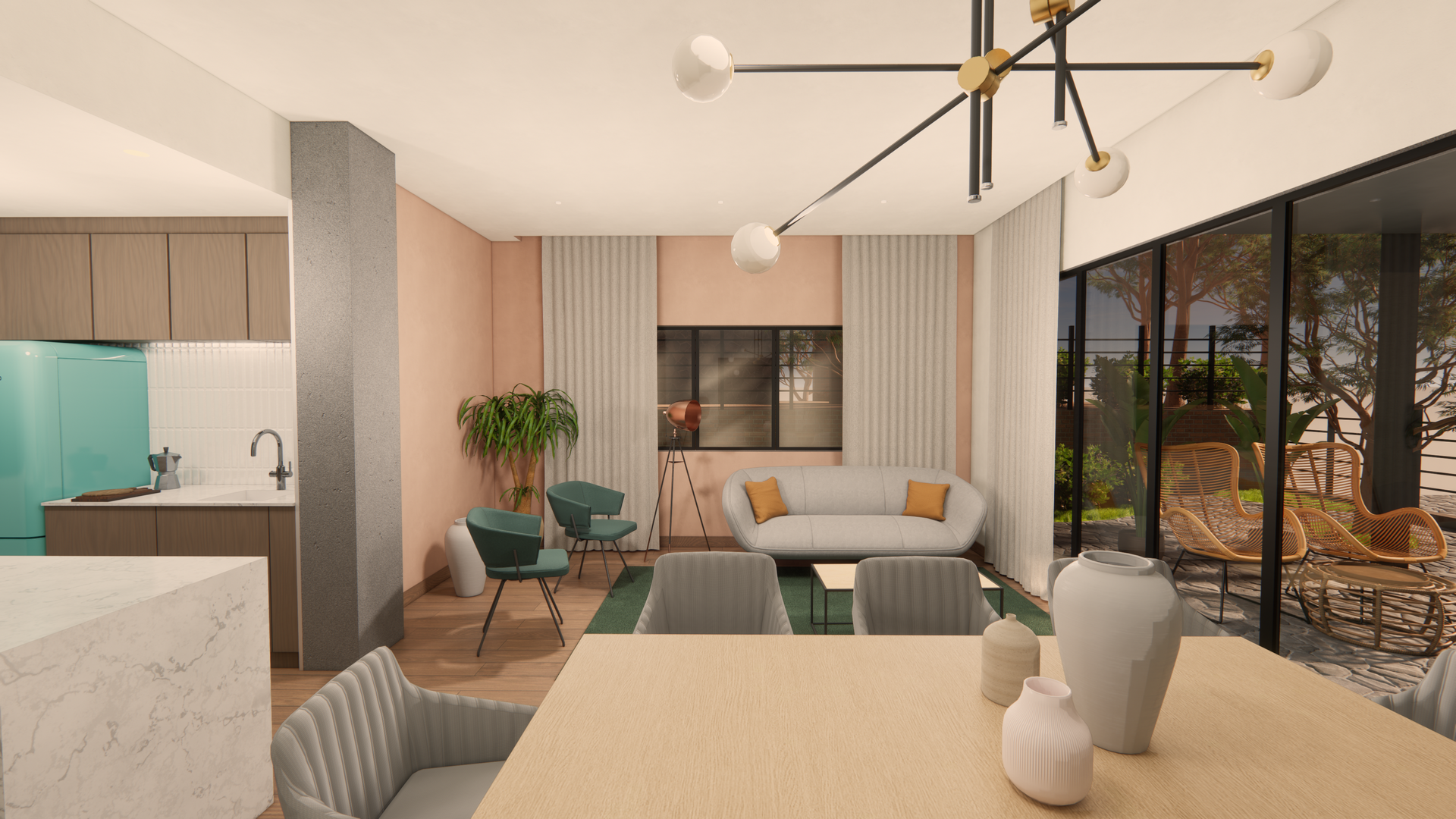 Ampliación metros cuadrados vivienda existente y proyecto interiorismo