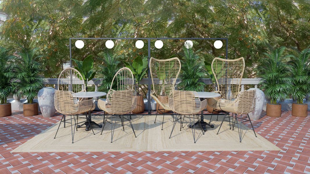 Render y diseño terraza para Fils Legal abogados zona cafe