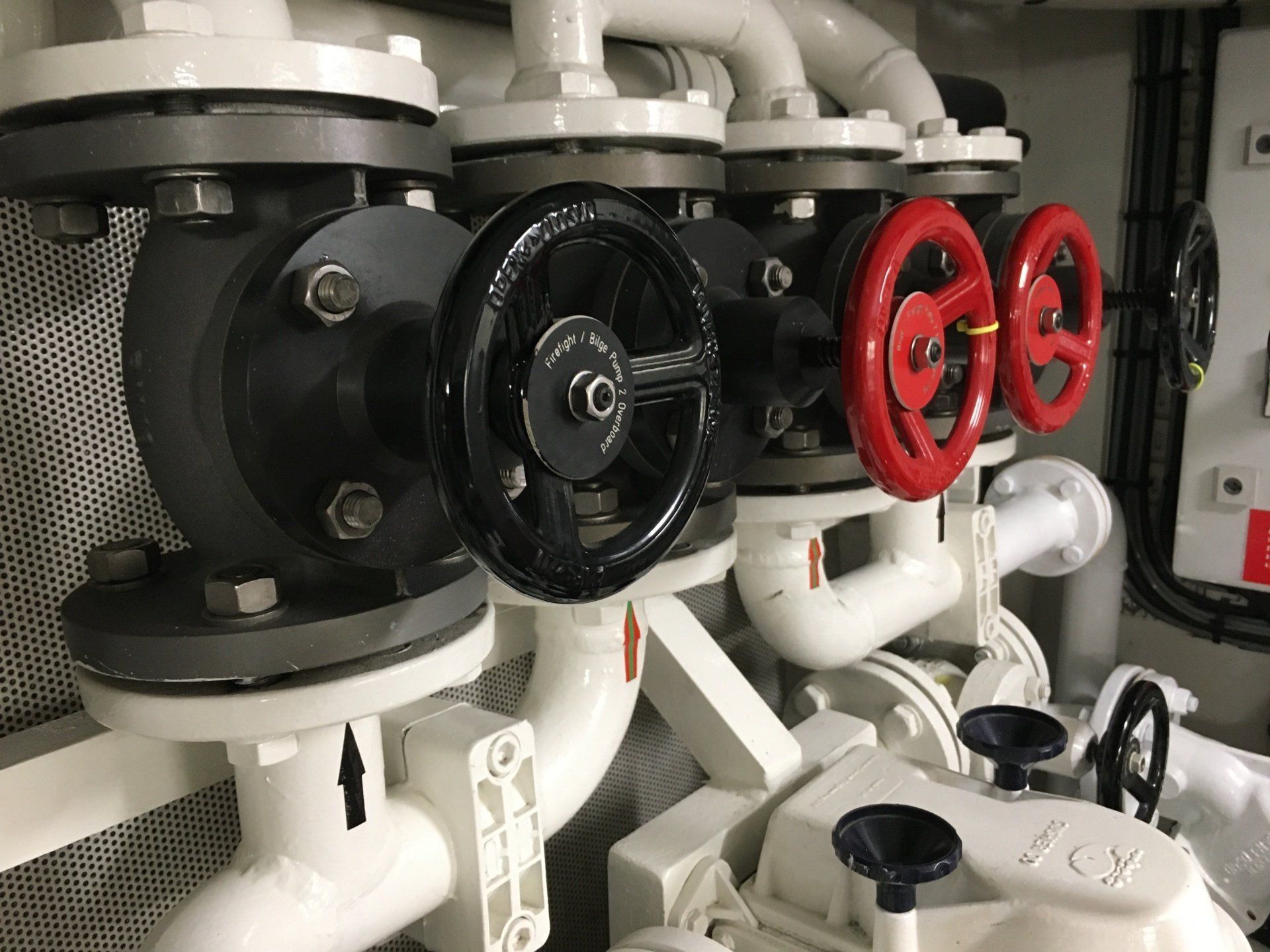 Valves to be serviced for survey