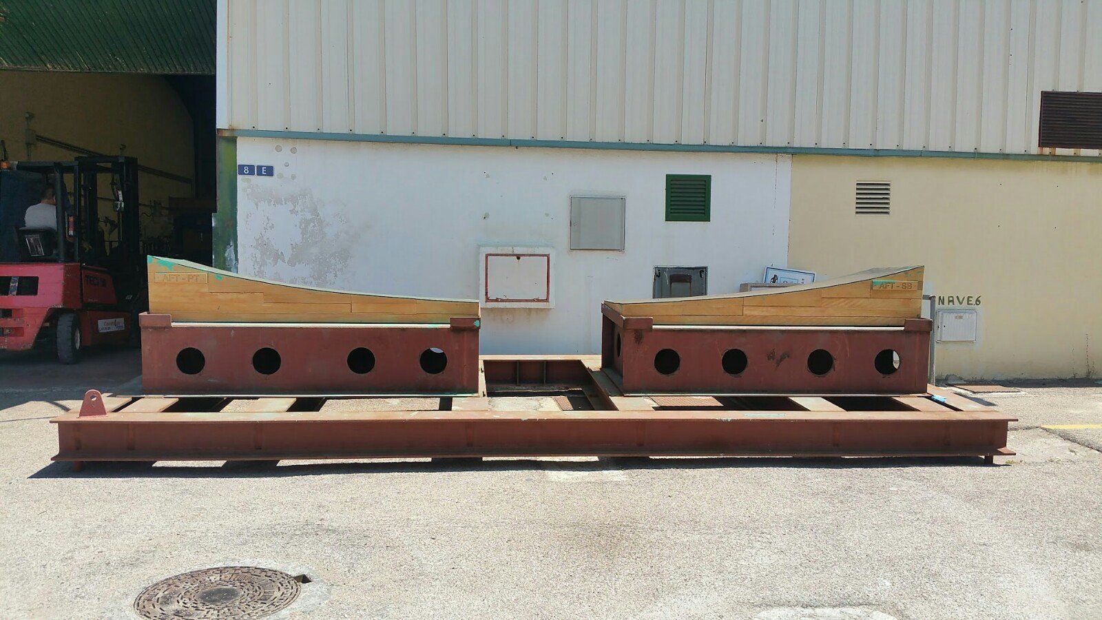 wooden template for cradles