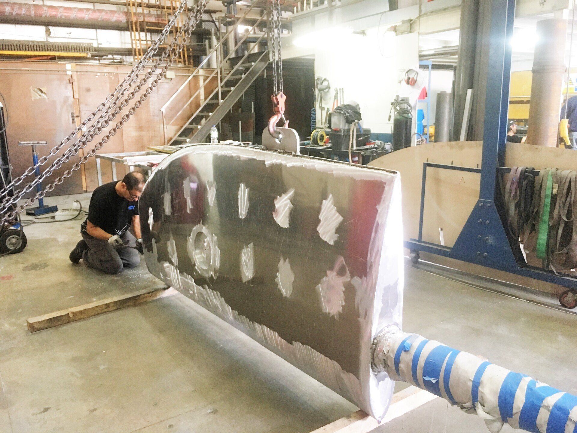 Rudder fabrication