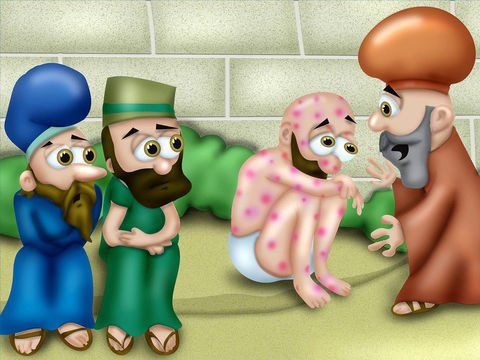 Eliphaz talking to Job Eliphaz talking to Job