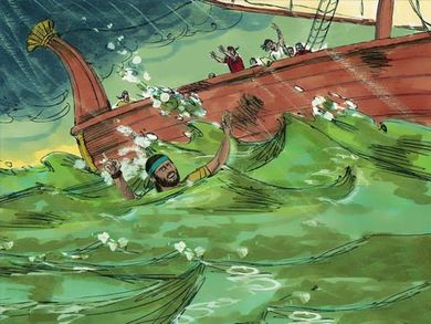 jonah thrown off the ship jonah thrown off the ship