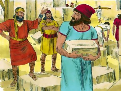 Nehemiah and workers being mocked for rebuilding the temple Nehemiah and workers being mocked for rebuilding the temple