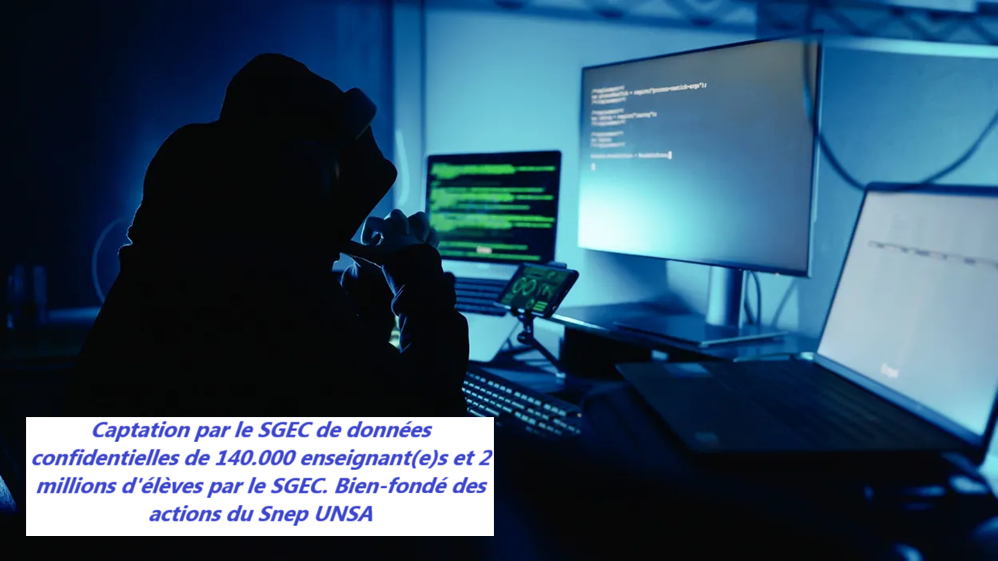SGEC fuite de données confidentielles de 140.000 enseignant(e)s et 2 millions d'élèves