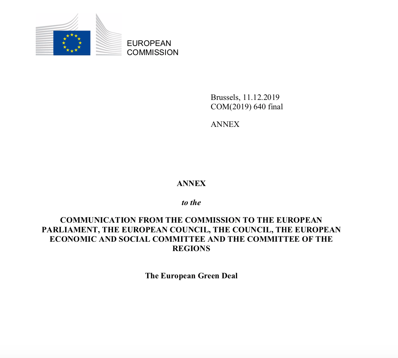 calendrier-green-deal-pacte vert-p1