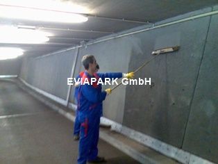 Tiefgaragenreinigung-Parkhausreinigung-Gebäudereinigung-Flughafenreinigung-EVIAPARK GmbH