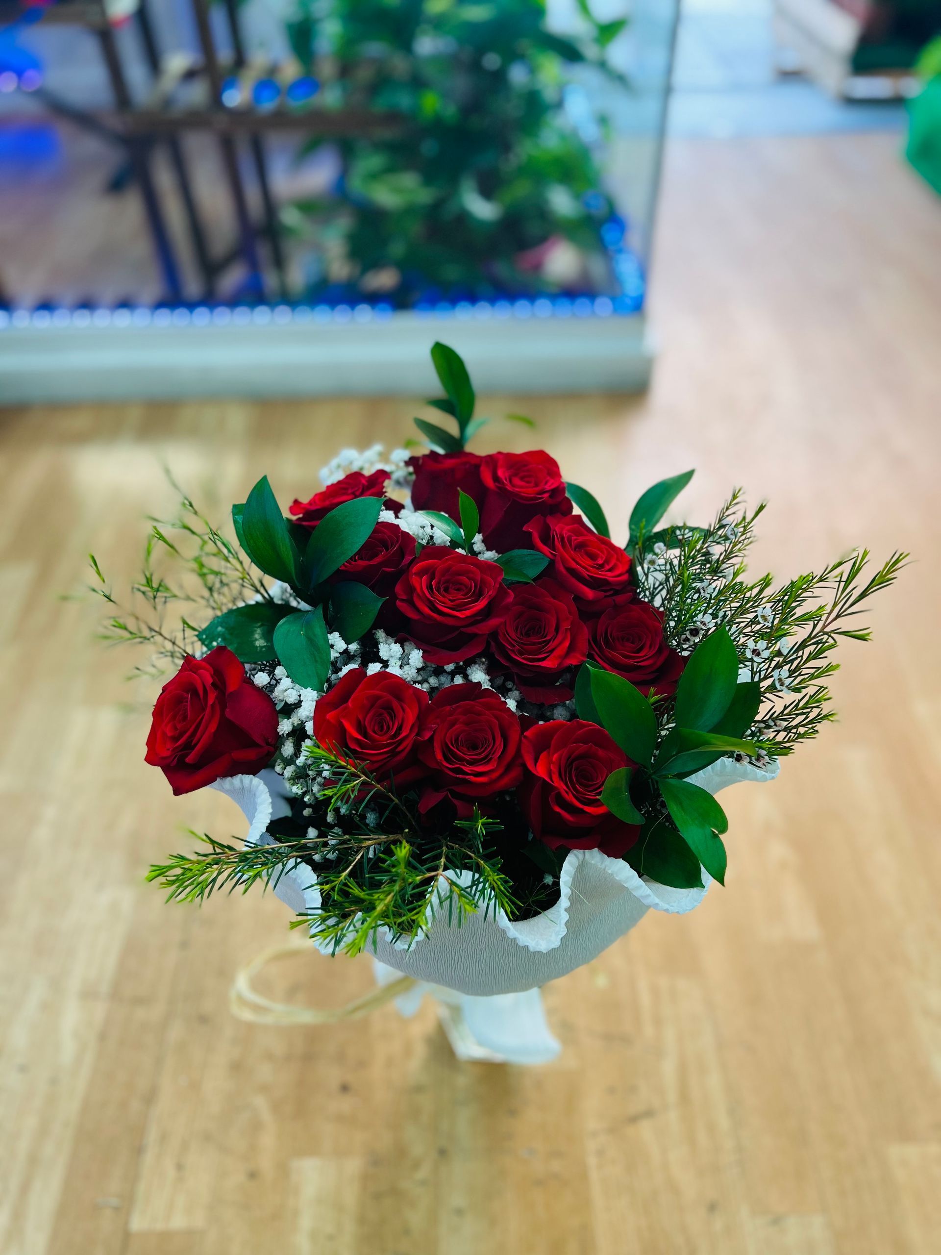 Un ramo de rosas rojas, pasión en cada pétalo